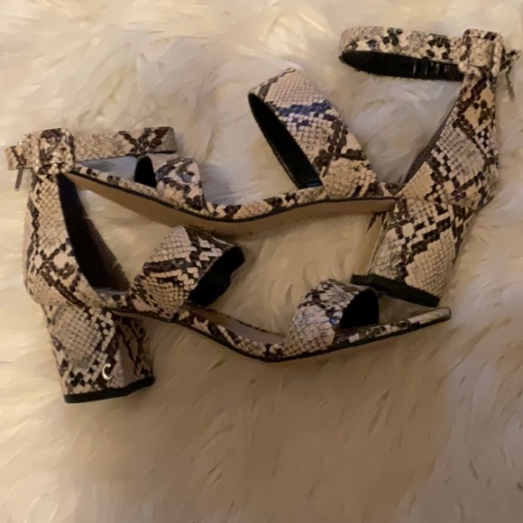 Circus By Sam Edelman Women’s Animal Print Ankle Heels Size 8.5 Brand New - Picture 7 of 9